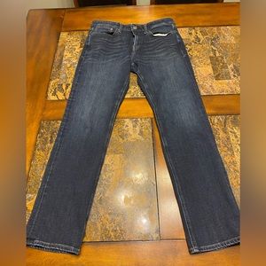 Men’s stretch express jeans straight leg dark wash 32x32